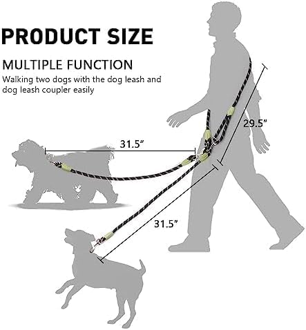 Hands Free Dog Leash Crossbody Dog Running Leash Handsfree Pet Rope - Image 7
