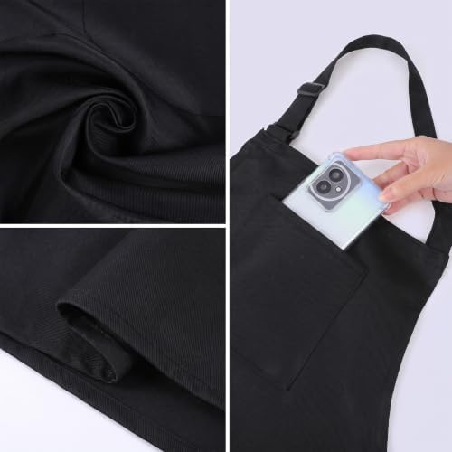 Amabro Hair Stylist Apron Adjustable 4 Pockets Hair Stylist Dog Grooming - Image 7