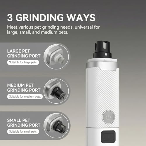 Silent Pet Nail Grinder Pro, Cordless Grooming Pro Nail Grinder - Image 5
