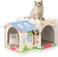 2 Story Cardboard Cat House by Lineshading