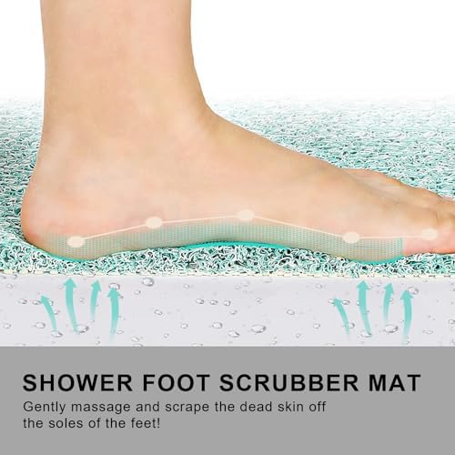 Nonslip Bathtub Mat, Anti Slip Bath Mat 0.6" Extra Thick, Quick Dry Bath Tub - Image 6