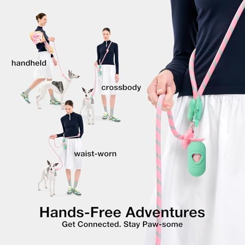 VETRESKA Hands-Free Dog Leash, 8FT Flora Rope Leash - Image 6