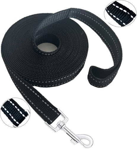 Nylon Training Dog Leash for Small Medium Dogs, 15ft 20ft 30ft 50ft 100ft - Image 2