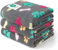 Luciphia 3 Pack Soft Fleece Dog Blankets by luciphia