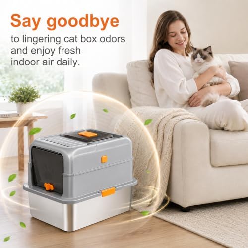 Stainless Steel Cat Litter Box - Image 5