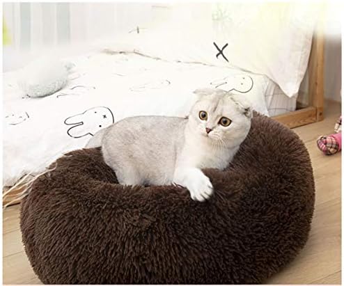 Cat Bed for Indoor Cats, Mini Plush Self Warming Kitten Bed, 20 Inch - Image 4