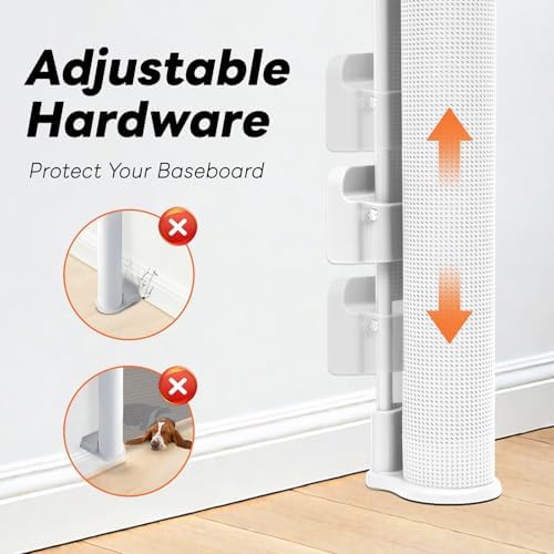 70 Inch Wide Retractable Baby Gate - Image 5