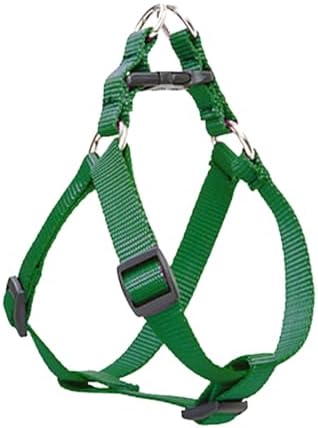 LupinePet Basics 3/4" Green 15-21" Step In Harness by LupinePet