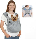Supet Dog Sling Carrier for Pets, Adjustable Hands Free Front Chest Pouch by Supet