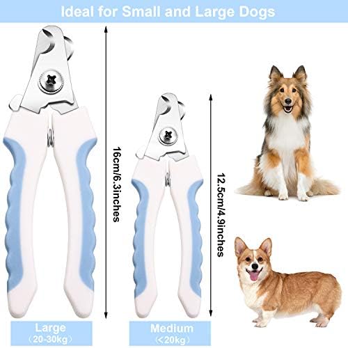 Mudder 4 Pieces Dog Nail Clippers Kit Dog Cat Pets Nail Clipper and Trimmer - Image 2