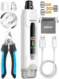 Whisper-Quiet Dog Nail Grinder Kit 50%More Powerful by Unknown