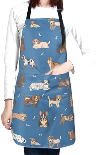 Waterproof Apron For Adults Chef Bib by Abucaky