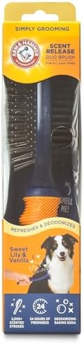 Arm & Hammer Deodorizing Pin & Bristle Dog Brush, Lily & Vanilla - Image 7