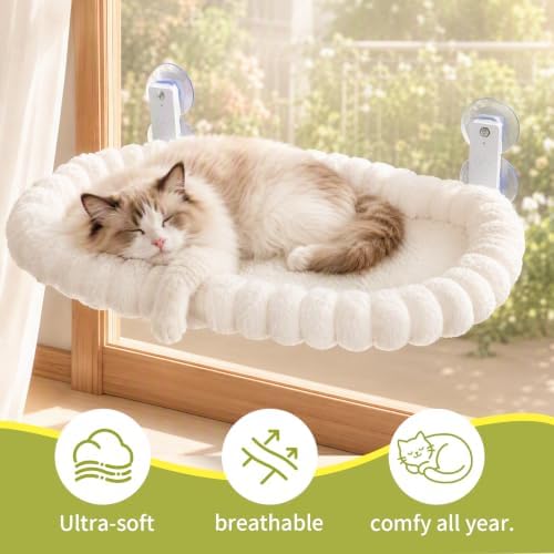 Foldable Cat Window Hammock Foldable Cordless Cushion Bed - Image 4