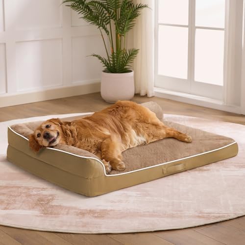 XXL Orthopedic Dog Bed, Extra Large Dogs by Aeroluxe