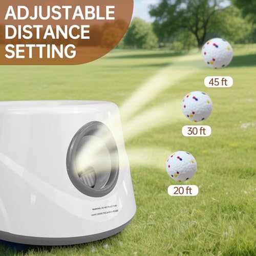 Automatic Dog Ball Launcher, 6 ETPU Balls, 20-45ft Distance - Image 4