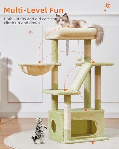 Taoqimiao Cat Tree, 38.5In Cat Tower - Image 5