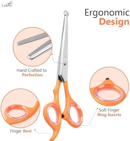 Professional Rounded Dog Scissors - Image 4