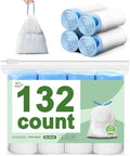 4 Gallon Drawstring Trash Bags by YUFDA