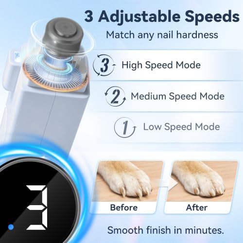 2-in-1 Quiet Electric Pet Nail Clipper & Grinder - Image 5