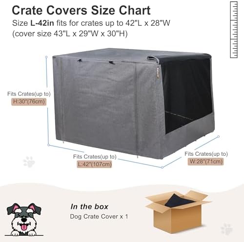 HiCaptain 42-Inch Dog Crate Cover - Image 6