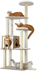 Feandrea Cat Tree, 64.6-Inch Multi-Level Tower by FeandreabySONGMICSHOME