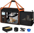 Petskd Side Expandable Extra Large Cat Carrier by Petskd