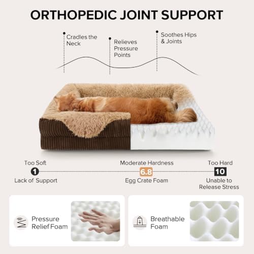 GASUR Orthopedic Dog Bed Extra Large Sized Dog, Washable XL Dog Couch Beds - Image 2
