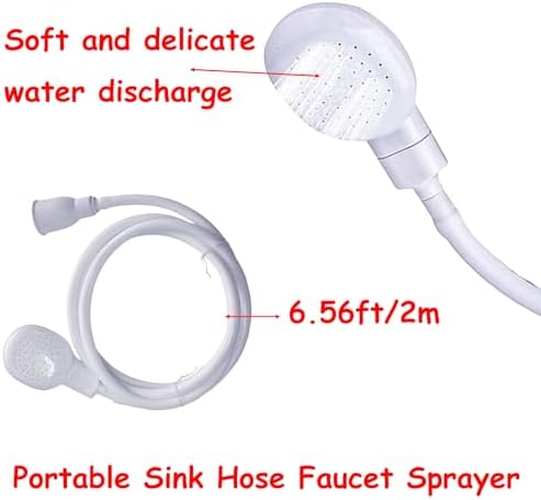 6.56ft/2m Sink Spray Rubber Hose, Sink Hose Attachment - Image 3