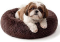 nononfish Small Dog Bed, Soft Calming Donut Sleeping Pet Bed by nononfish