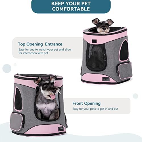 Petsfit Dog and Cat Backpack Carrier, Padded Waist Support - Image 6