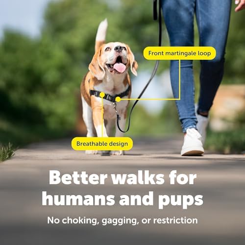 PetSafe Easy Walk Harness, No Pull Dog Harness, Charcoal Gray, Small/Medium - Image 4