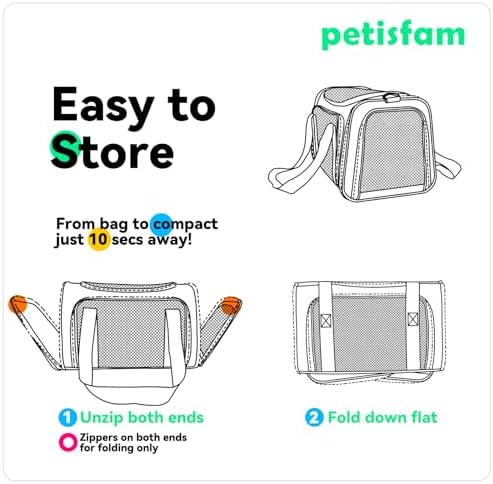 Top Load Cat Carrier for Medium Cats and Small Dogs - Image 6