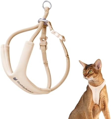 Escape Proof Y Shape Cat Harness Anti-Choke by BuddyArmor