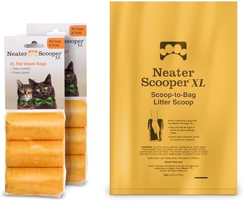 Neater Pets Neater Scooper XL Size Extra-Capacity Waste Bags, Refill Bags by NeaterPetBrands