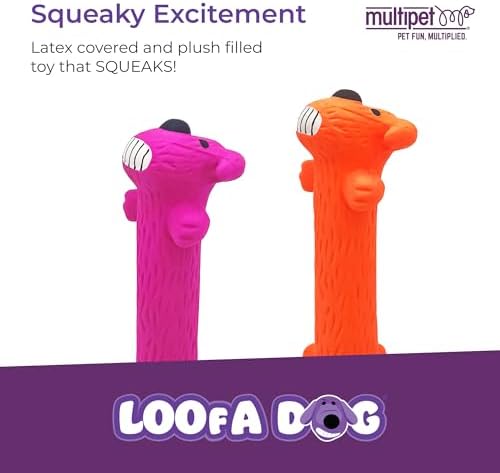 Multipet Original Loofa Latex Dog Toy - Image 2