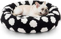 JOEJOY Jacquard Donut Round Small Dog Beds, Removable Washable Cover, Cute by JOEJOY