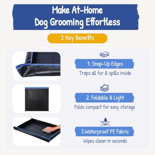 Dog Grooming Mat, Mess-Free - Image 3