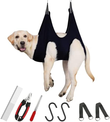 Guzekier Dog Grooming Hammock for Trim Nail, Dog Sling for Grooming, Dog by Guzekier