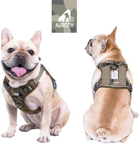 AUROTH Dog Harness for Small Medium Dogs, Tactical No Pull Dog Vest - Image 2