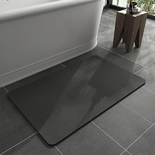 MontVoo -Bath Mat Rug-Rubber Backing Non Slip Quick Dry Absorbent Thin Bathroom by MontVoo
