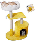 Happi N Pets 33" Cloud Cat Tree Tower, Cozy Bed & Large Condo by HappiNPets