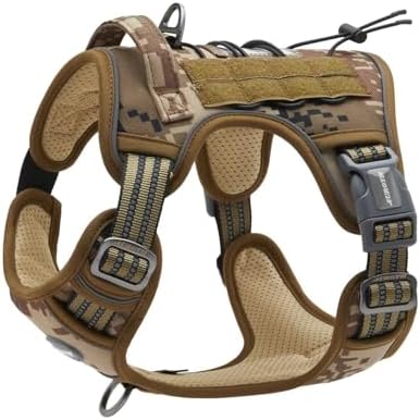 AUROTH Dog Harness for Small Medium Dogs, Tactical No Pull Dog Vest by AurothPets