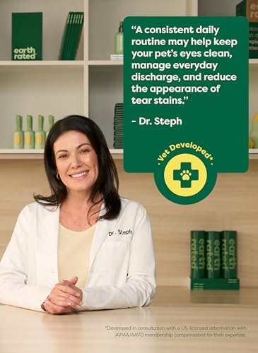 Earth Rated Dog Eye Wipes, Vet Developed, Removes Dirt - Image 4