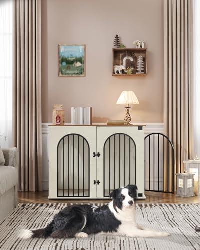 Hzuaneri 44.1'' Dog Crate Furniture, Dog Kennel Indoor - Image 3