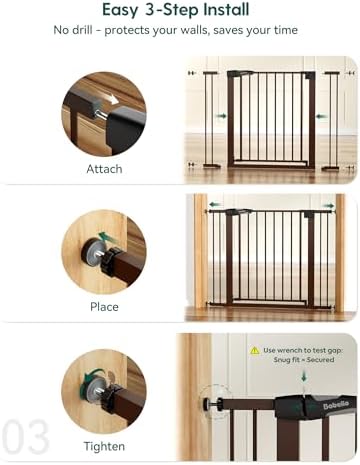 Babelio 29-55" Extra Wide Baby Gate - Image 4
