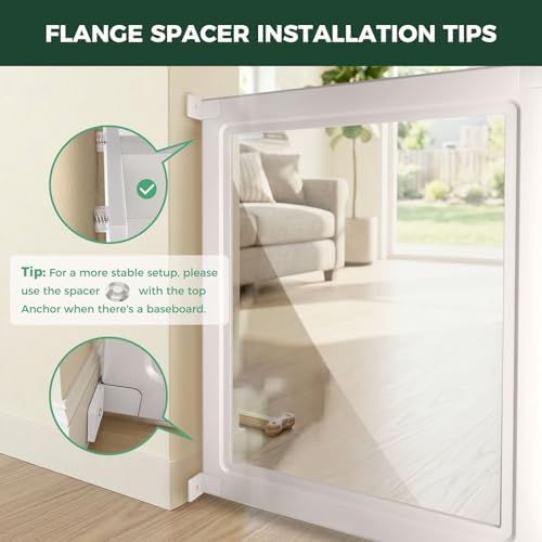 FXW Fence-to-Wall Anchors for AuraSpace Acrylic Indoor Dog Playpen - Image 6