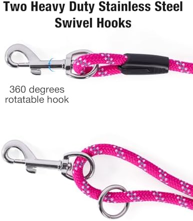 Long Dog Leash for Dog Training 50FT, Heavy Duty Dog Lead for Large Medium - Image 4