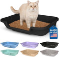 KittyGoHere Senior Cat Litter Box, Large Litter Pan by NE14pets