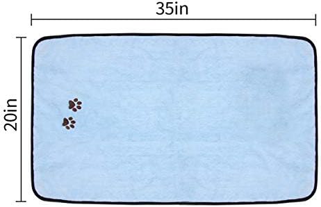 Pet Dog Cat Microfiber Drying Towel Ultra Absorbent Great - Image 2